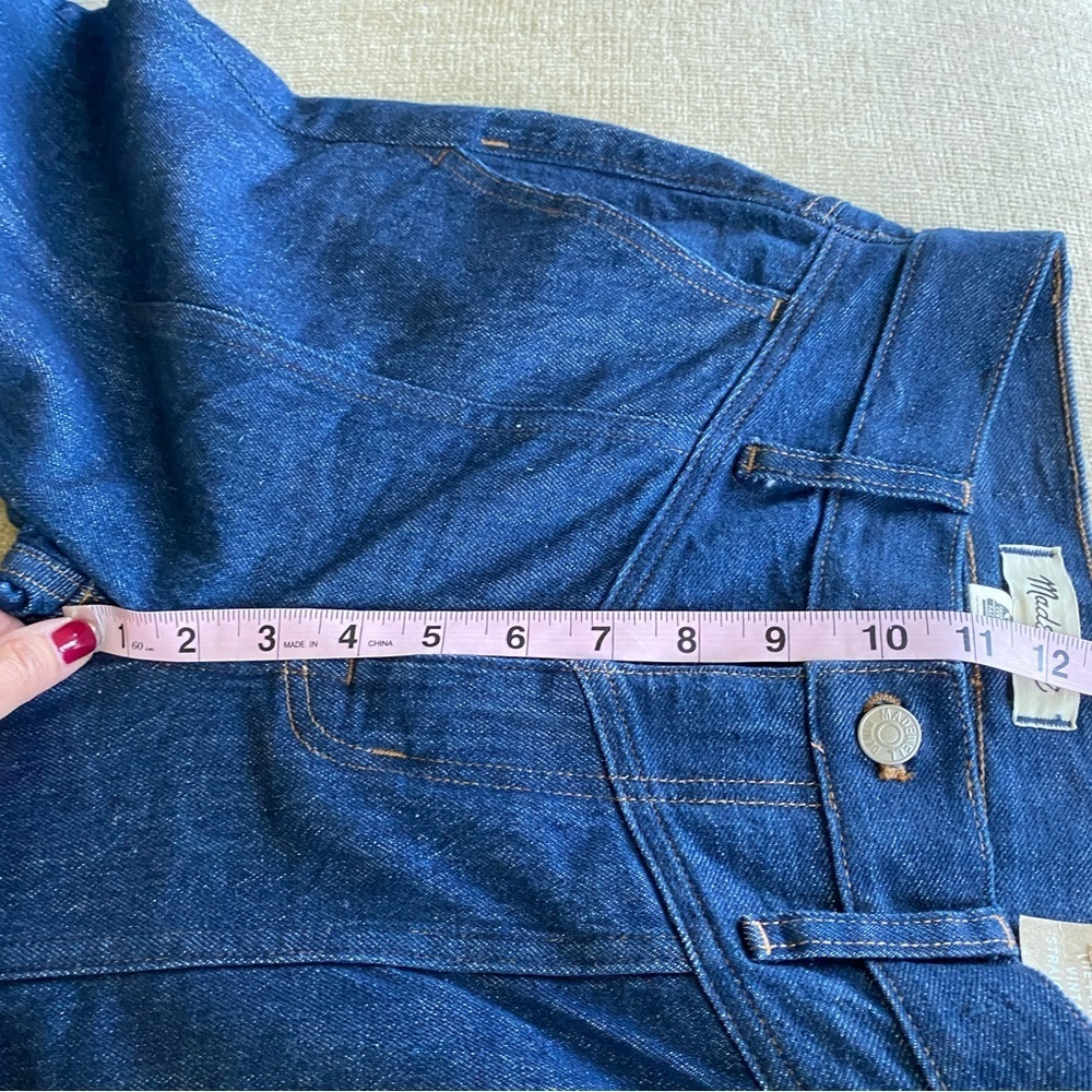 Madewell The Perfect Vintage Straight Jean Seamed Version Greenhaven Size 23 NWT - Picture 9 of 16